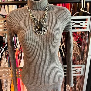 ENERGIE STRIPED TURTLENECK SWEATER SIZE SMALL